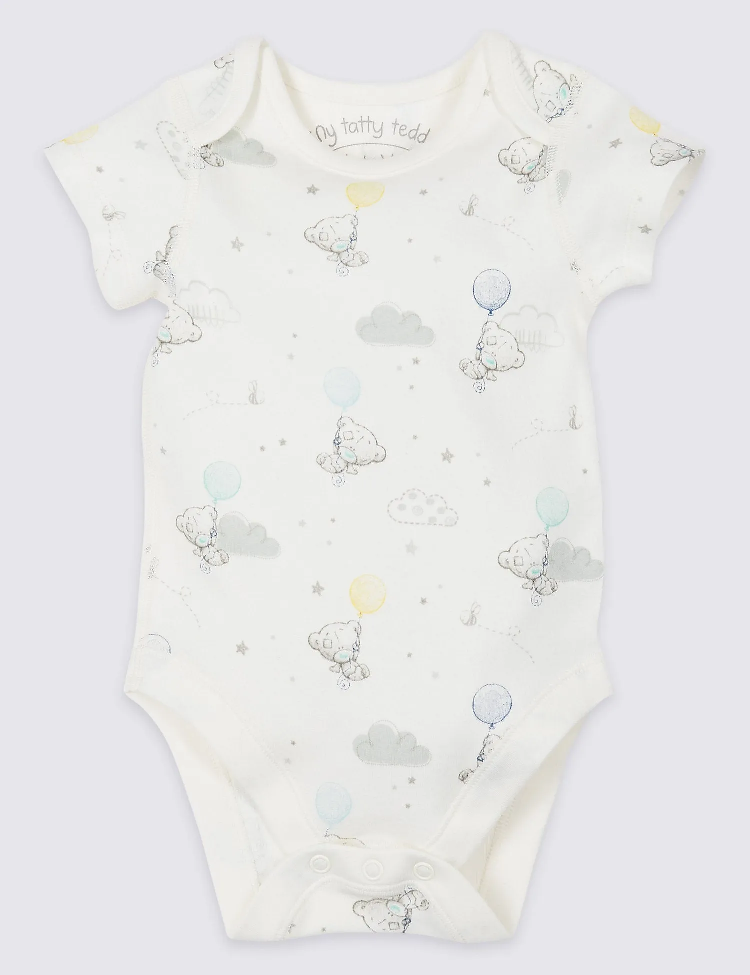 3 Pack Pure Cotton Bodysuits