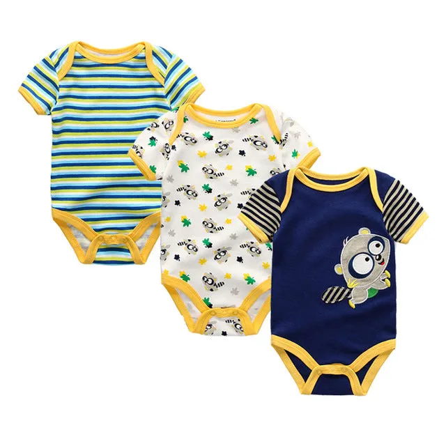 3PCS Baby Girl Clothes Summer 2020 Baby Boys Clothing Set