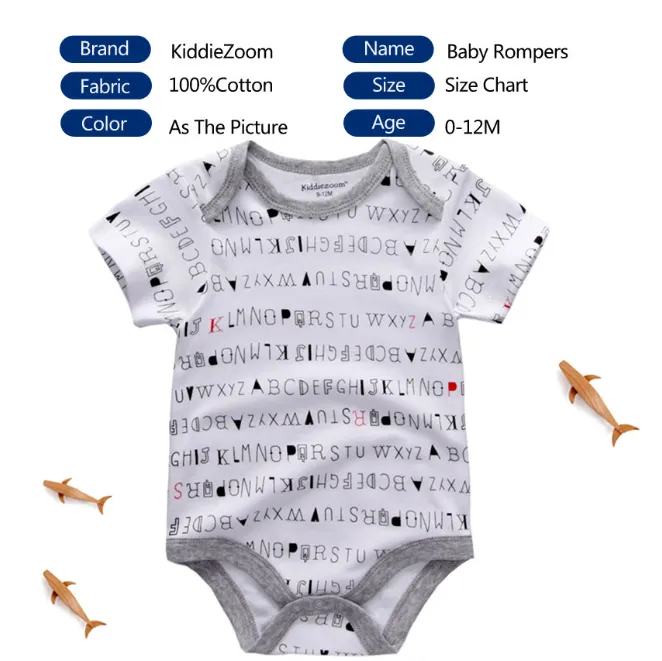 3PCS Baby Girl Clothes Summer 2020 Baby Boys Clothing Set