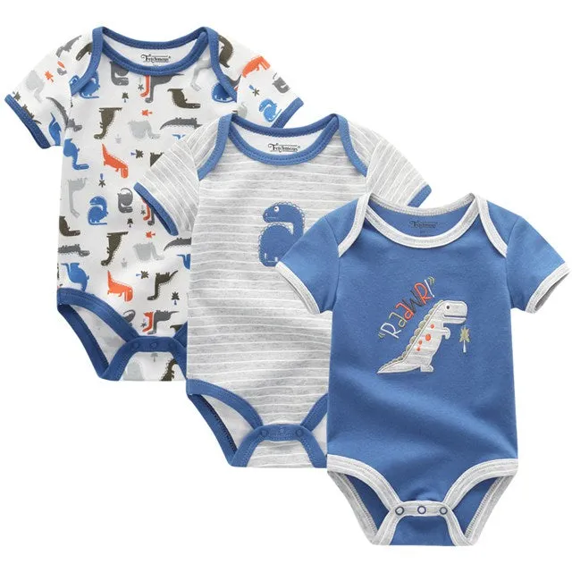 3PCS Baby Girl Clothes Summer 2020 Baby Boys Clothing Set