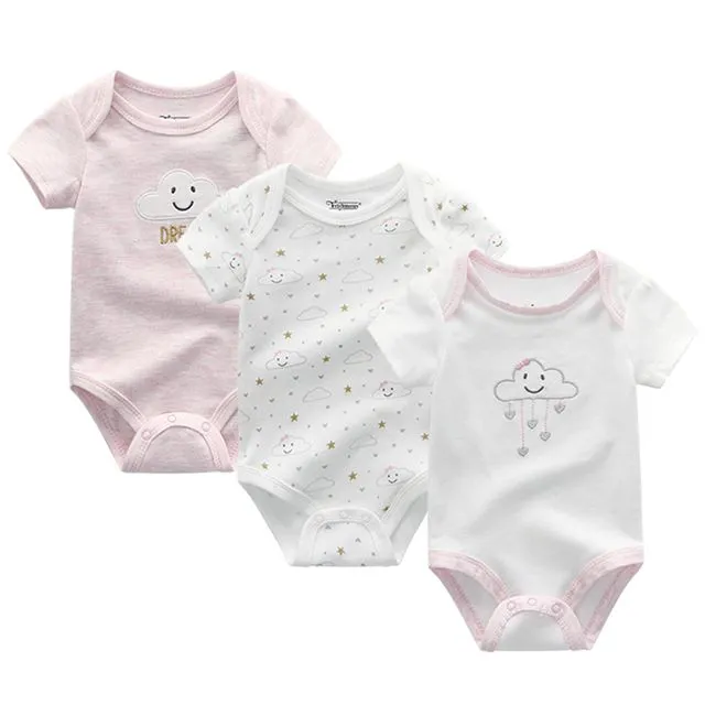 3PCS Baby Girl Clothes Summer 2020 Baby Boys Clothing Set