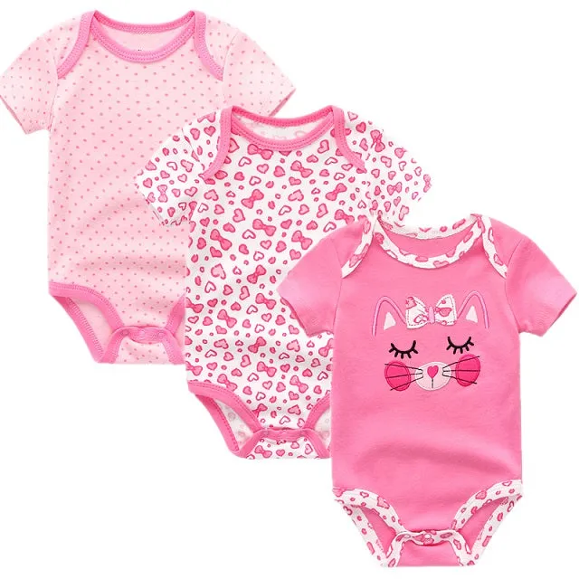 3PCS Baby Girl Clothes Summer 2020 Baby Boys Clothing Set