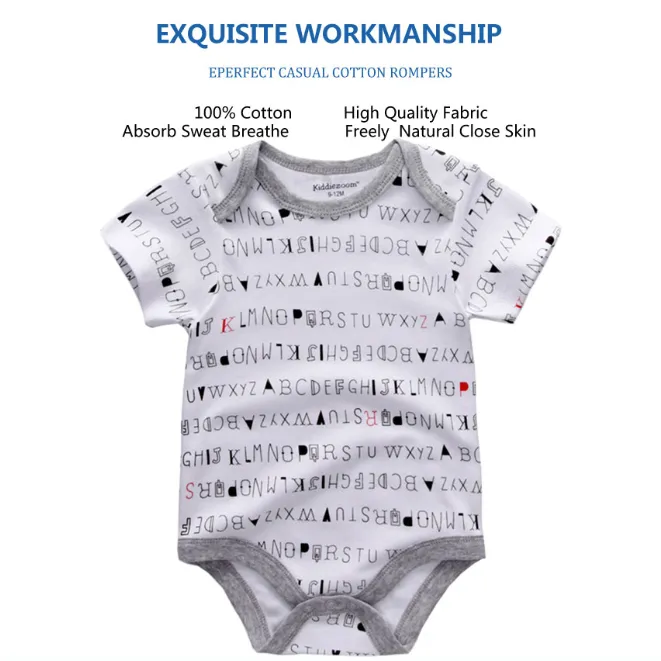 3PCS Baby Girl Clothes Summer 2020 Baby Boys Clothing Set