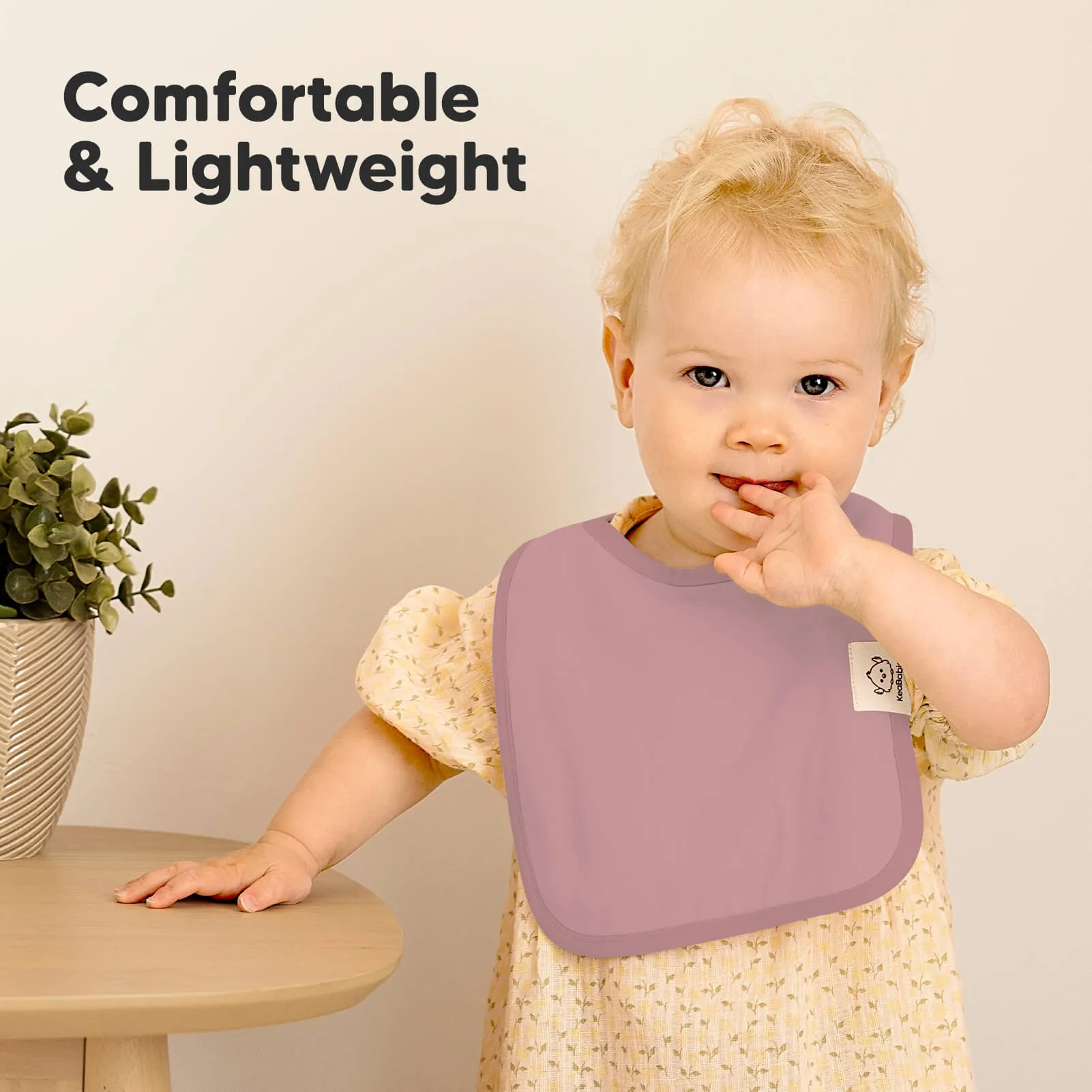 8-Pack Coast Drool Bibs (Mauve)