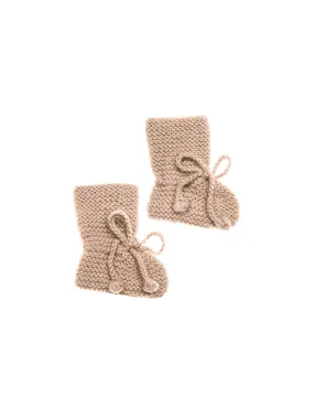 Baby Alpaca Beige Booties