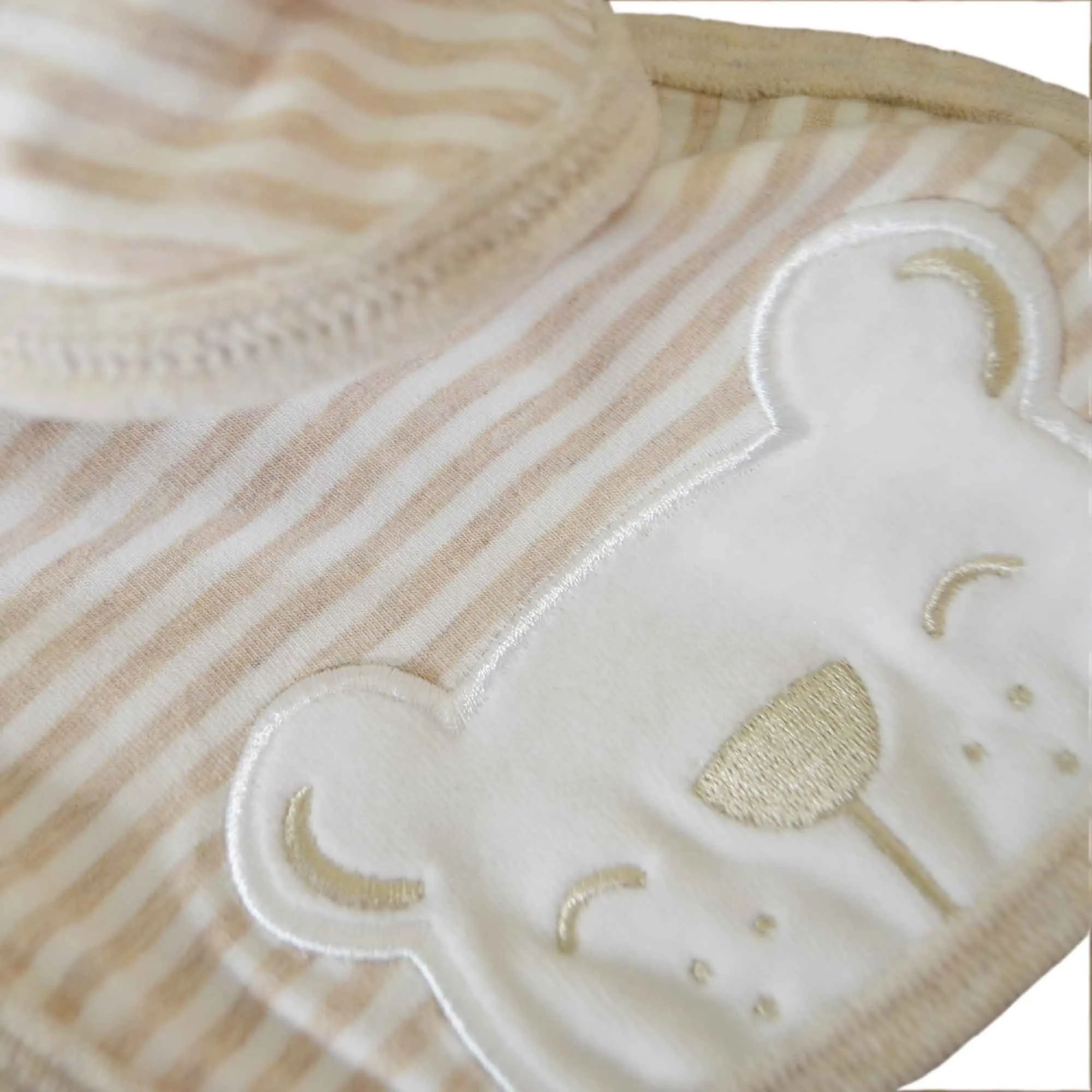 Baby Bib | Neutral Colour – Beige | Unisex Design | One Size