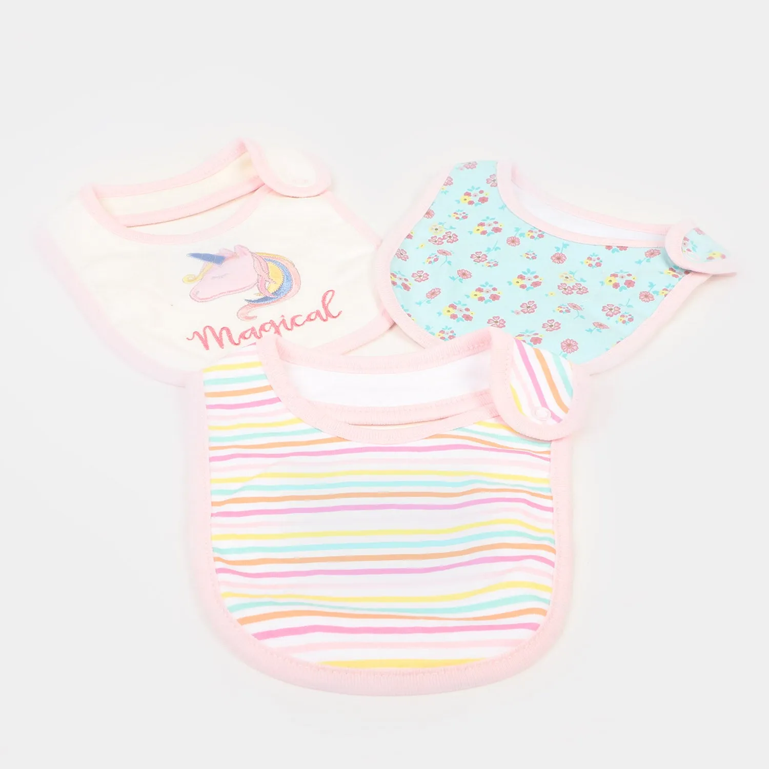 Baby Bibs/Apron Set 3Pcs