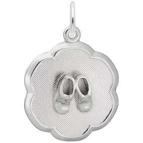 Baby Booties Disc Charm