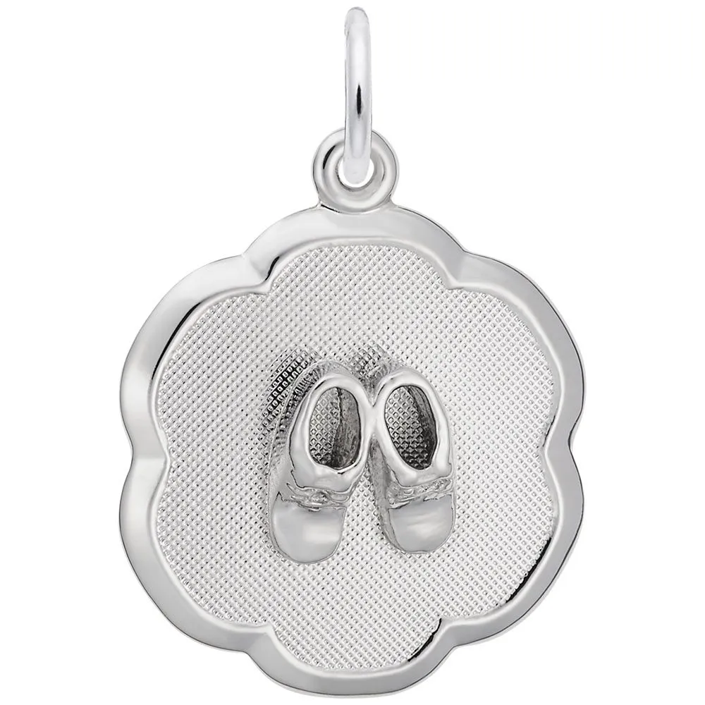 Baby Booties Disc Charm