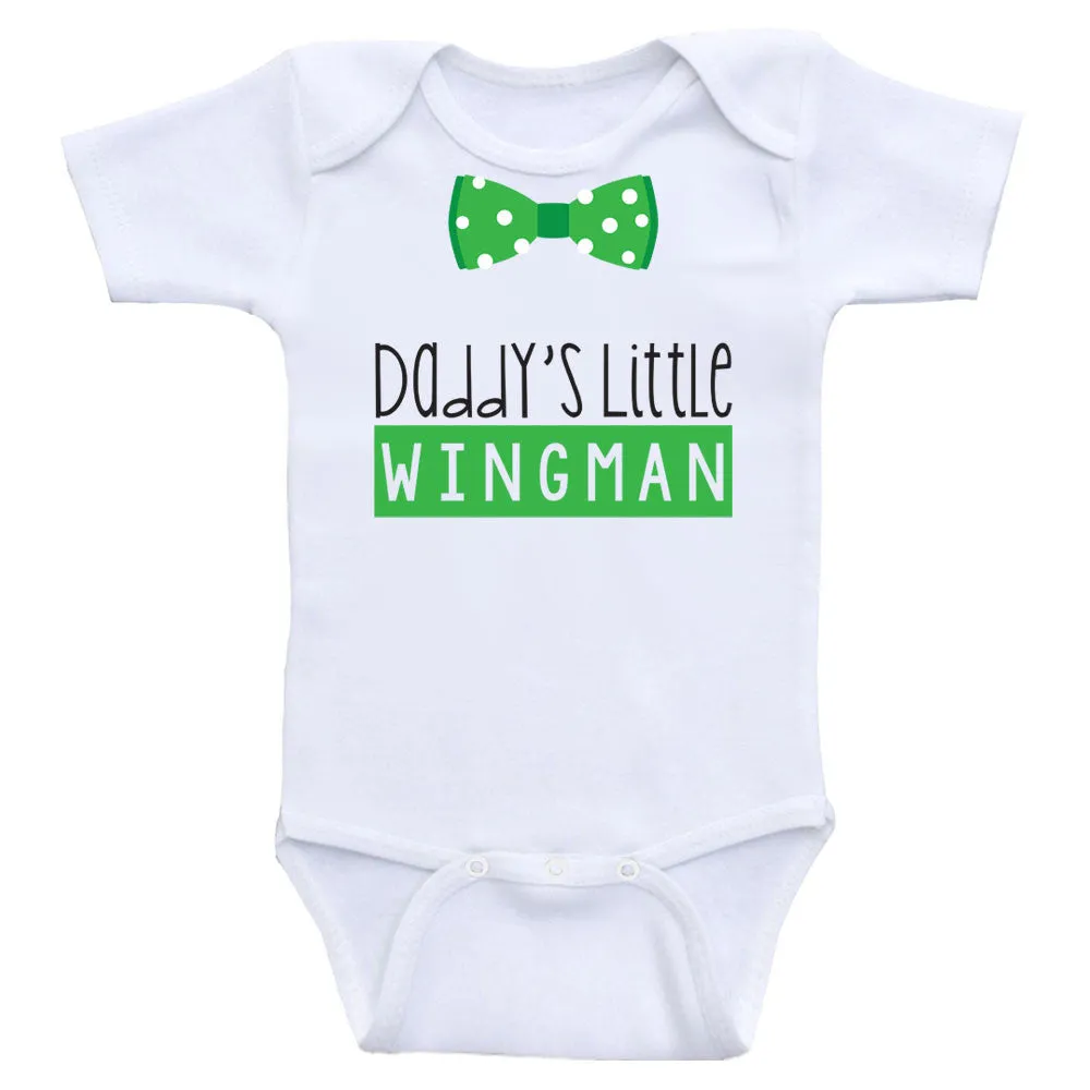 Baby Boy One-Piece Shirts "Daddy's Little Wingman" Baby Boy Clothes