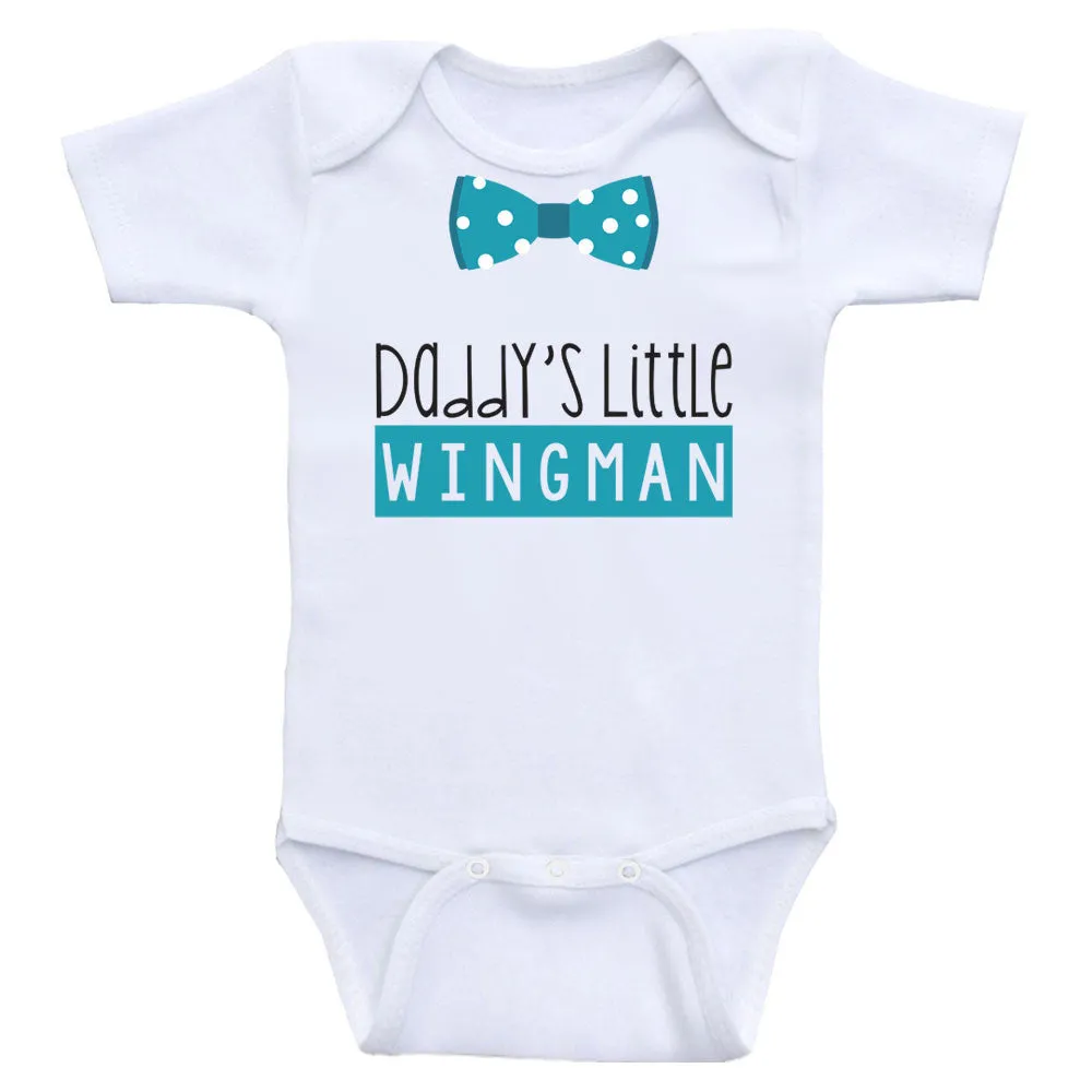 Baby Boy One-Piece Shirts "Daddy's Little Wingman" Baby Boy Clothes