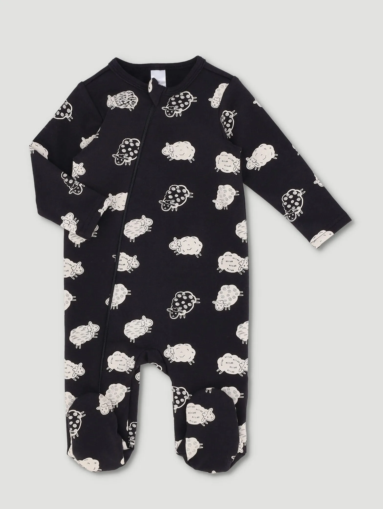 Baby Boys Fluffy Sheep Zippy Grow