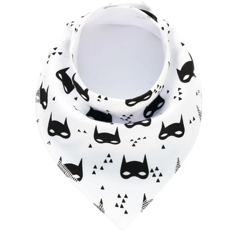 Baby Cotton Cartoon Slabber Absorbent Bandana Cloth Bibs