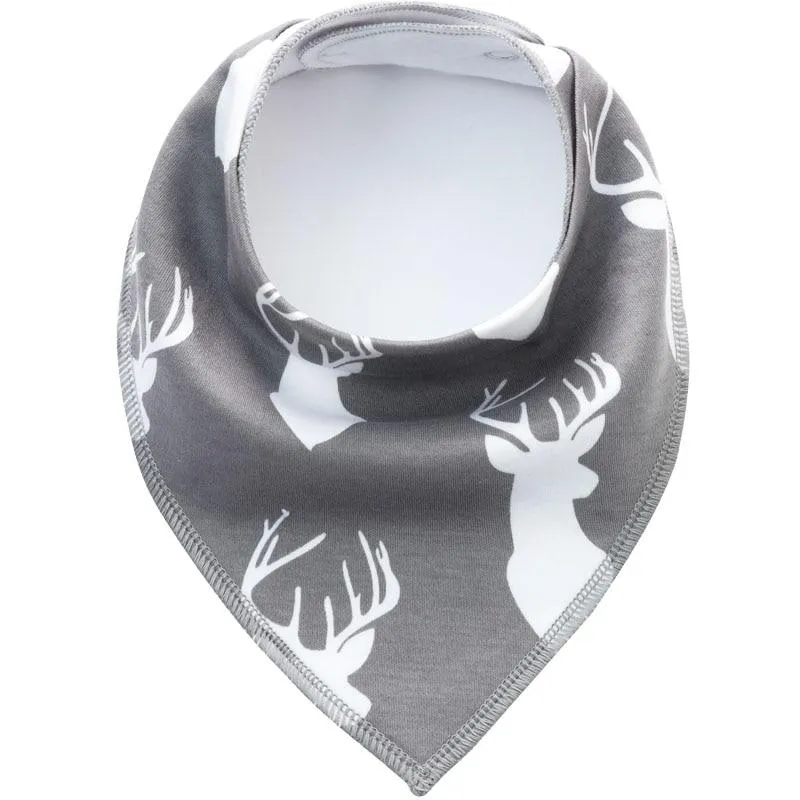 Baby Cotton Cartoon Slabber Absorbent Bandana Cloth Bibs