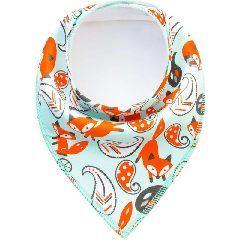 Baby Cotton Cartoon Slabber Absorbent Bandana Cloth Bibs