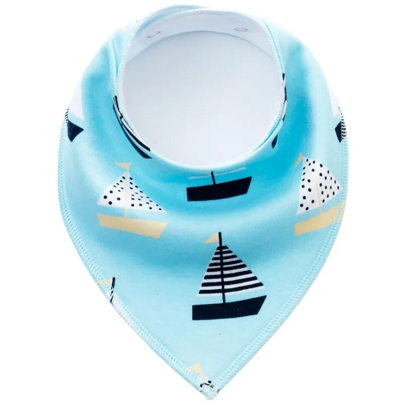 Baby Cotton Cartoon Slabber Absorbent Bandana Cloth Bibs