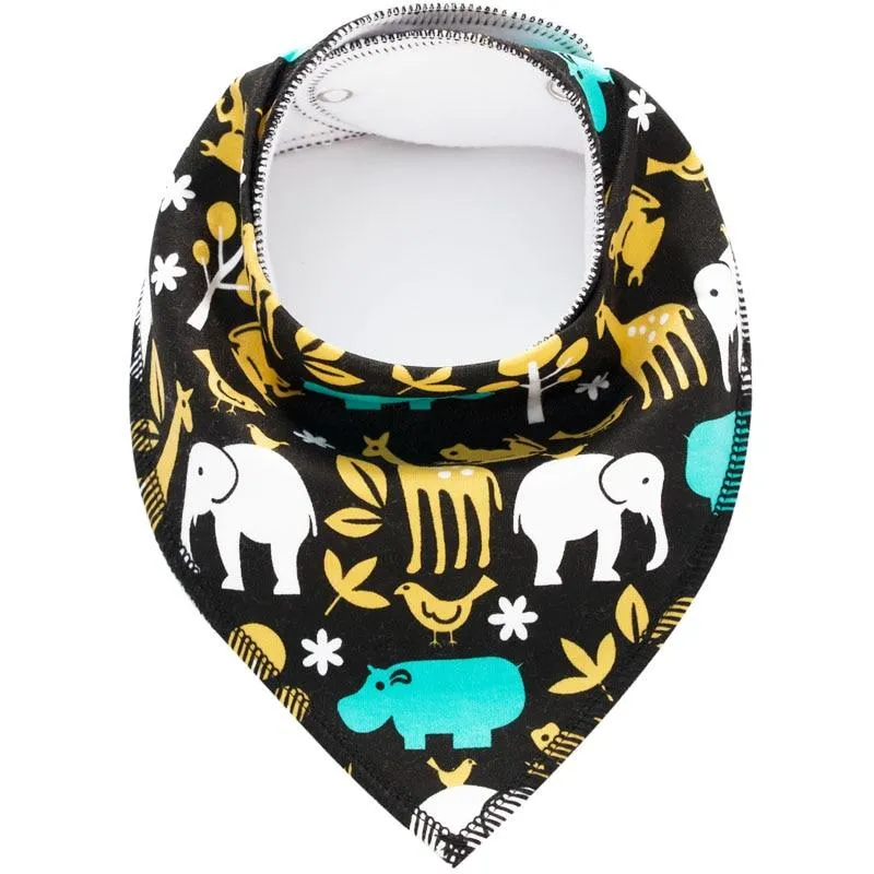 Baby Cotton Cartoon Slabber Absorbent Bandana Cloth Bibs
