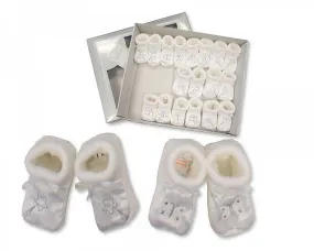 Baby Satin Booties-210w