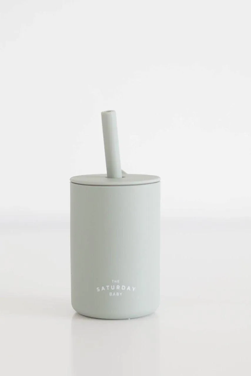BABY SILICONE STRAW CUP