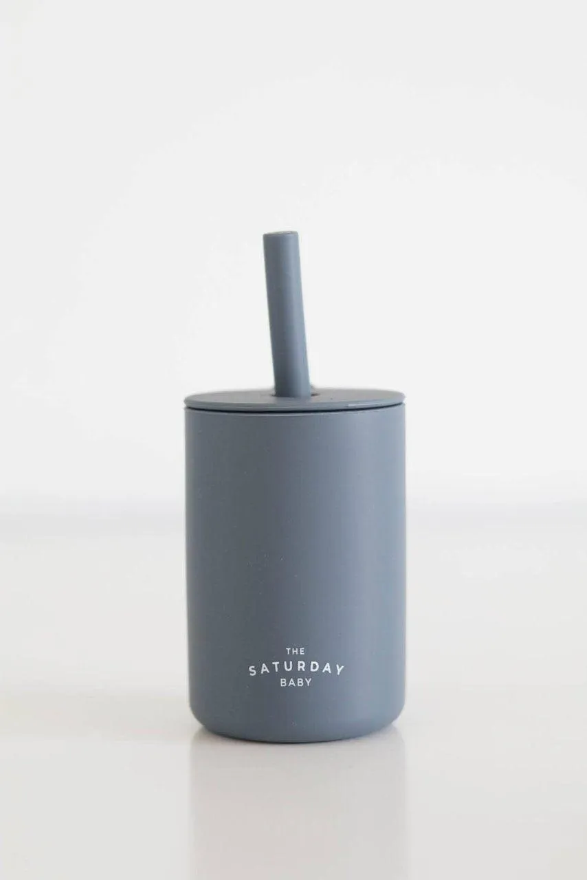 BABY SILICONE STRAW CUP