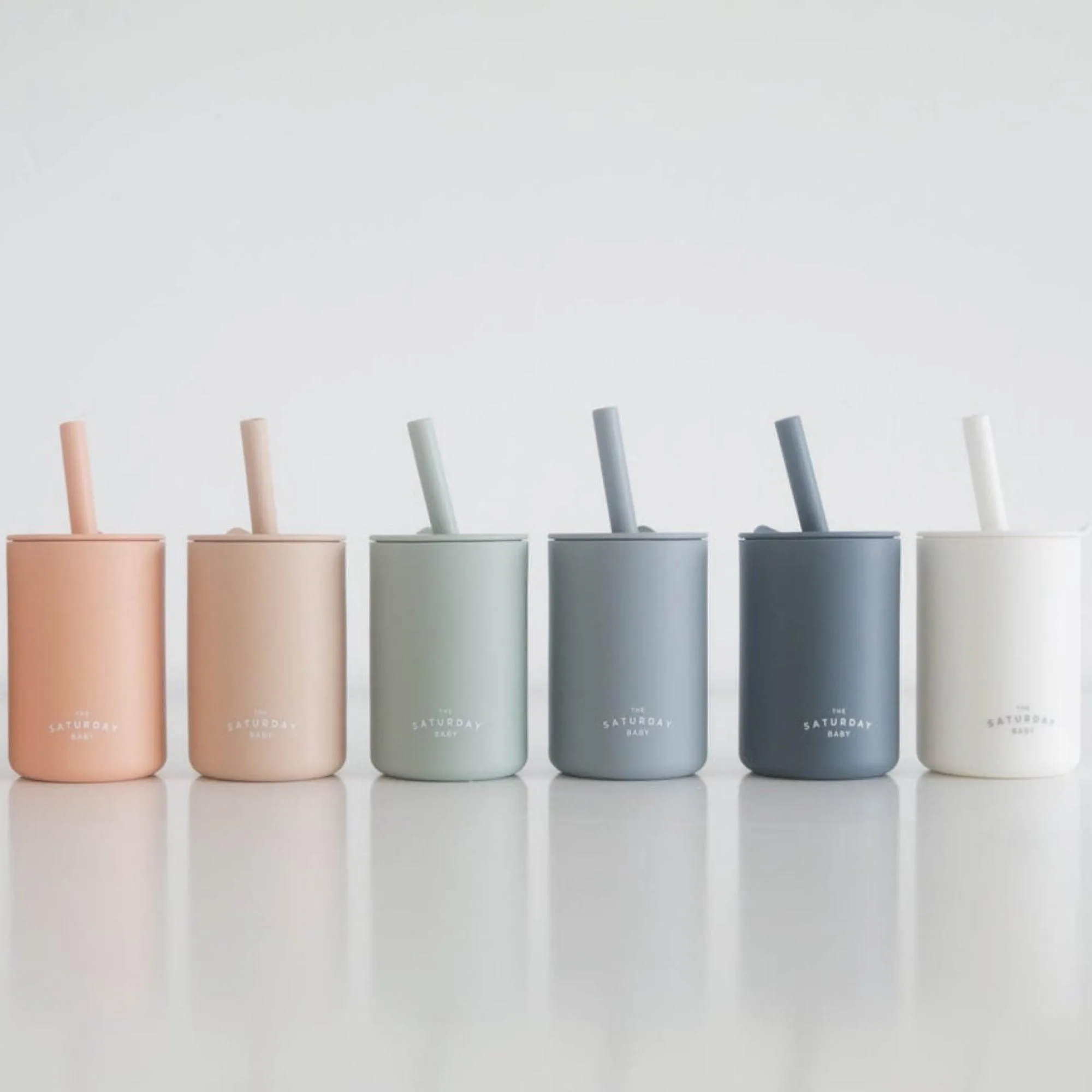 BABY SILICONE STRAW CUP