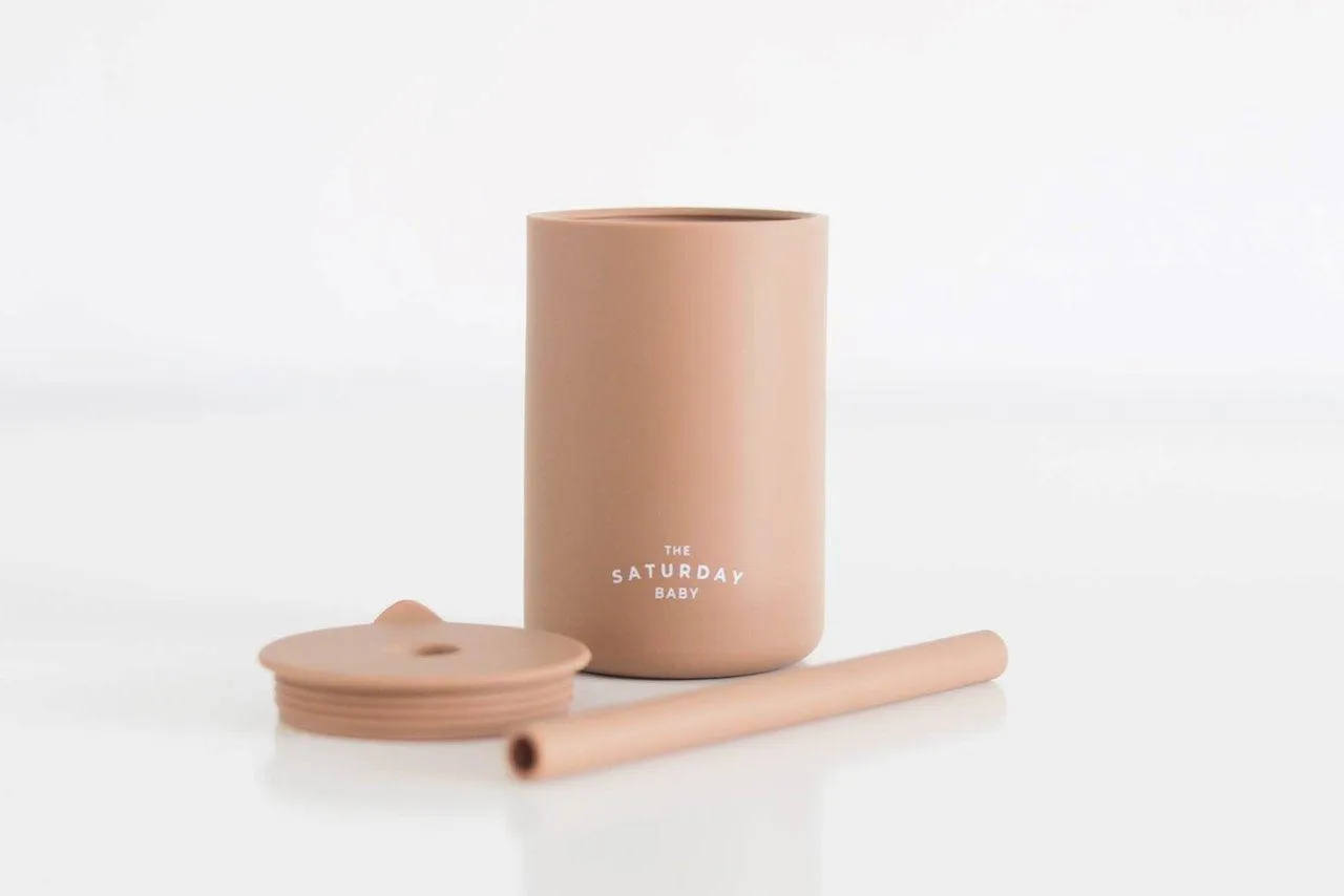 BABY SILICONE STRAW CUP