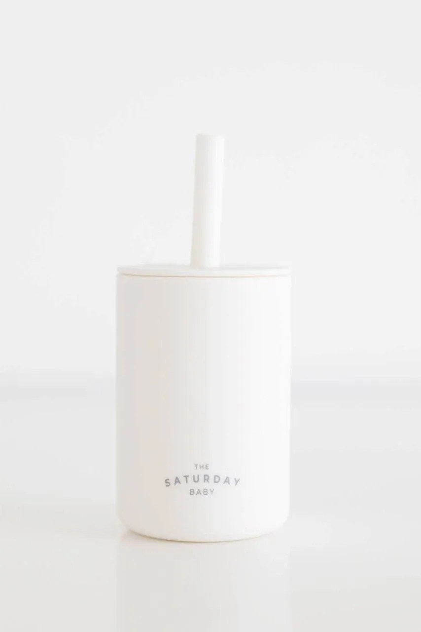 BABY SILICONE STRAW CUP