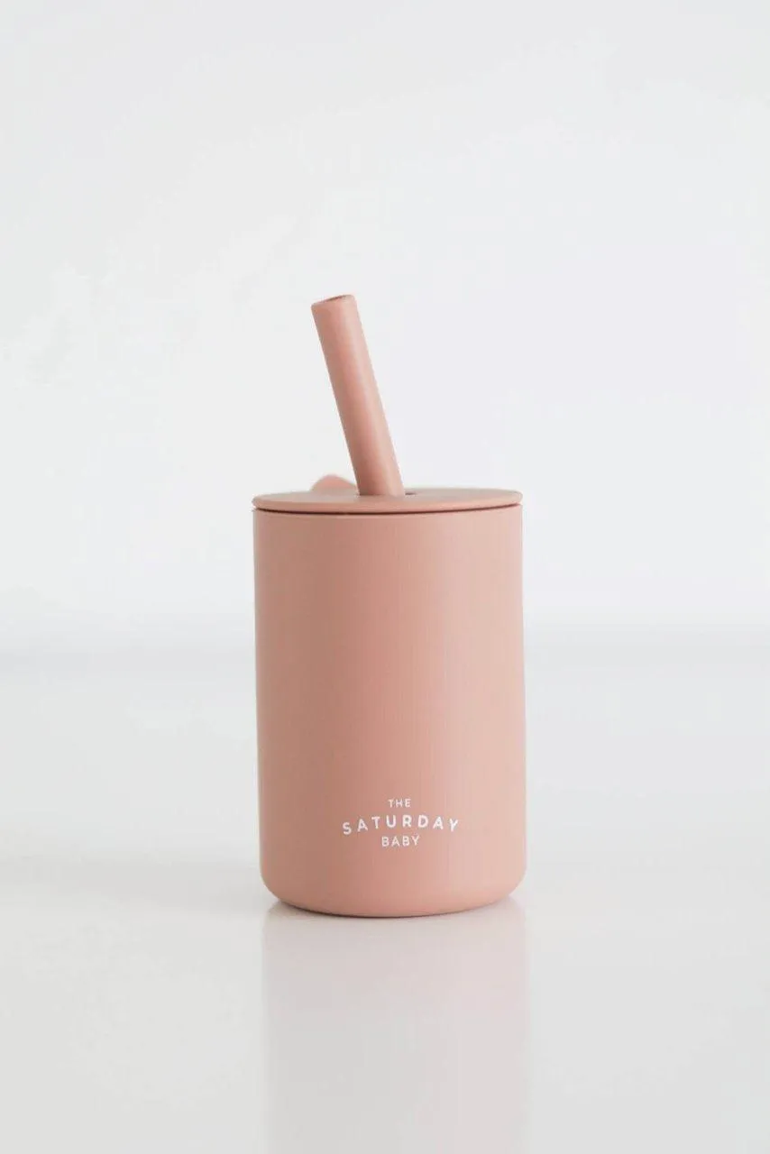 BABY SILICONE STRAW CUP
