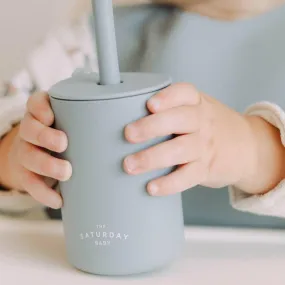BABY SILICONE STRAW CUP