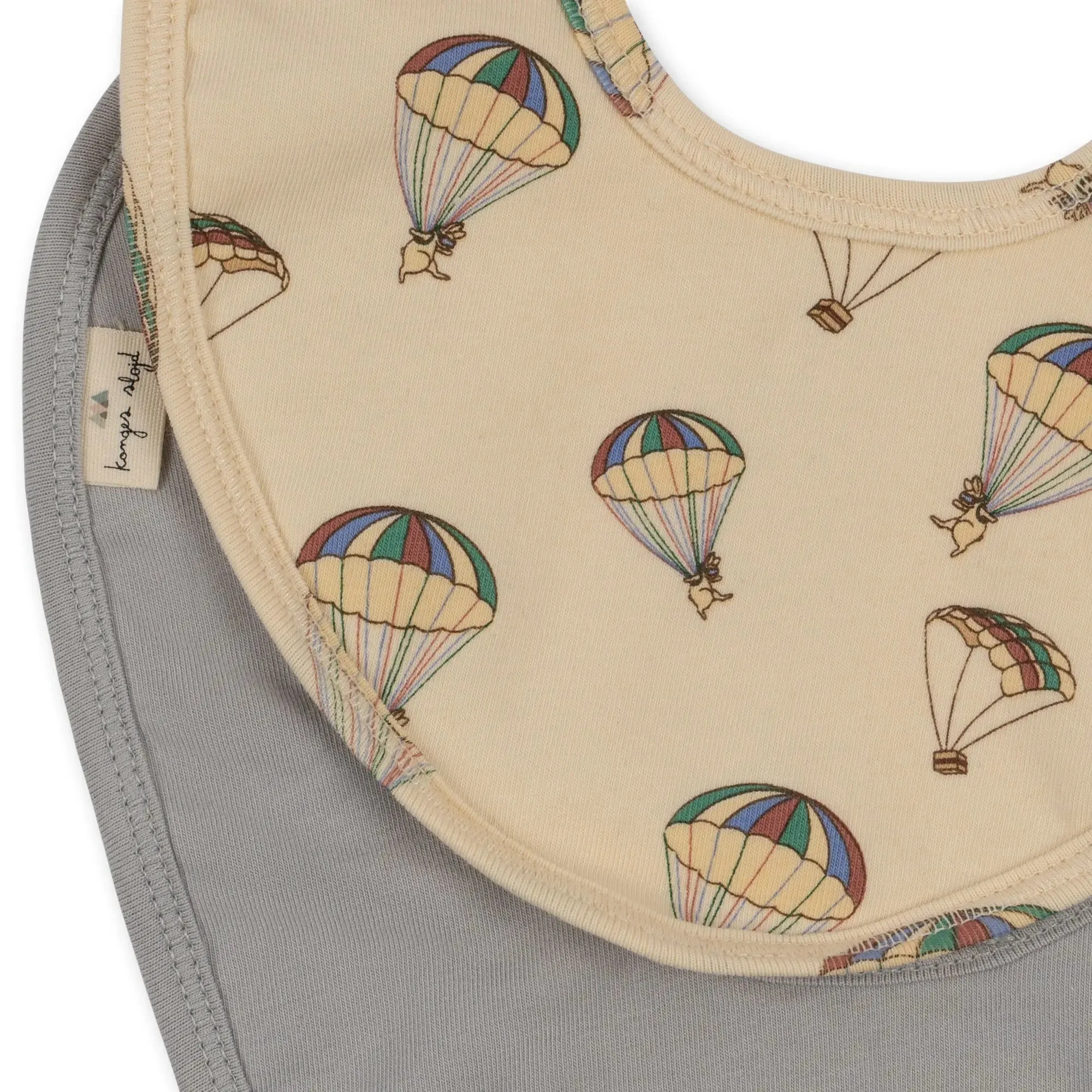 Basic 2 Pack Organic Cotton Baby Bibs - Leviter