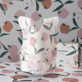 BC Babycare Disposable Bibs - 20 Pieces, Payette Apple Design