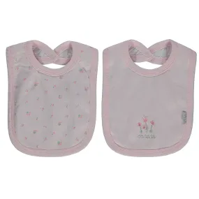 Bebetto Bibs Waterproof Back Pink 2-Pack