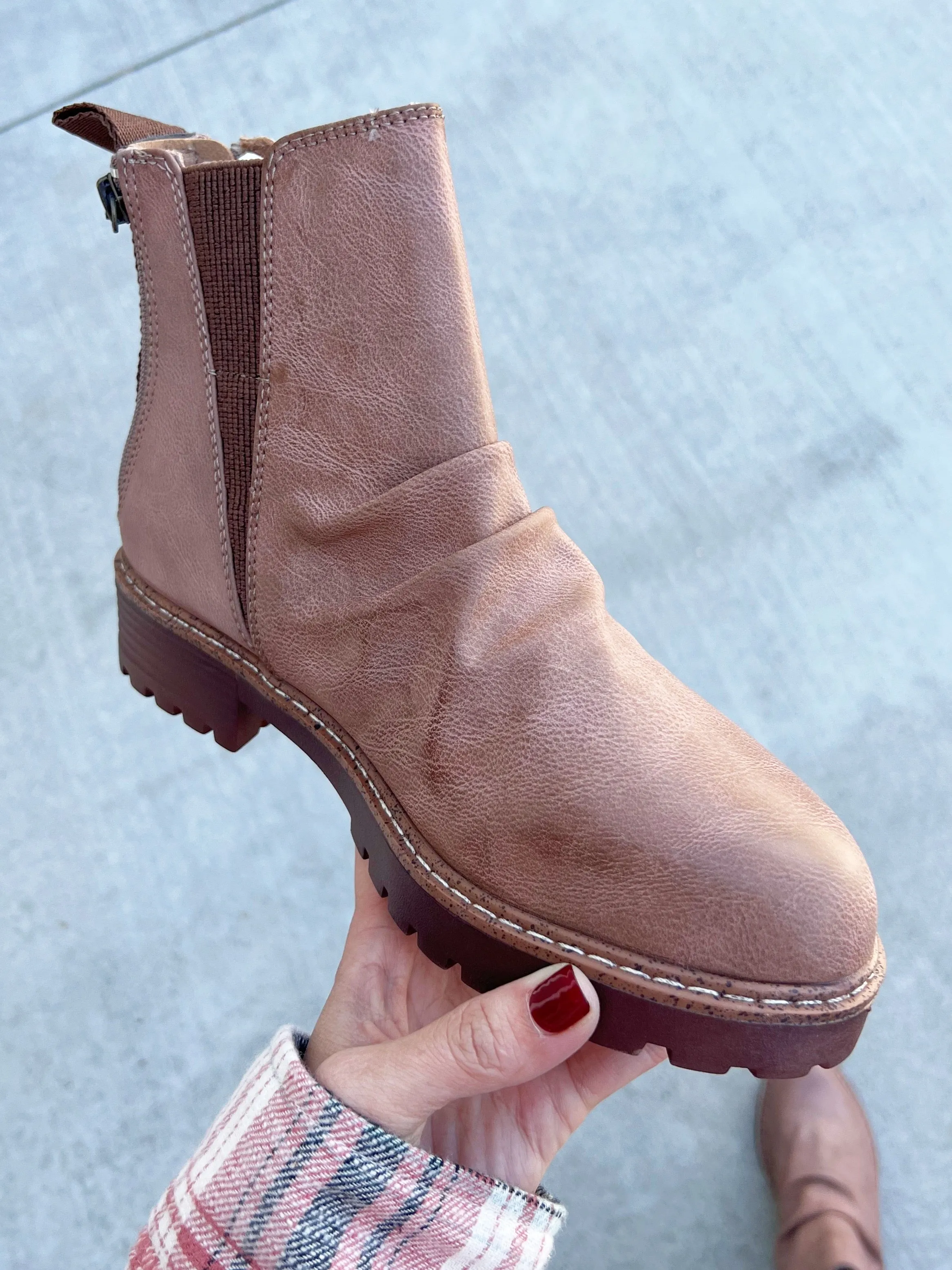 Blowfish Gives Me Hope Booties in Dusty Tan (SALE)