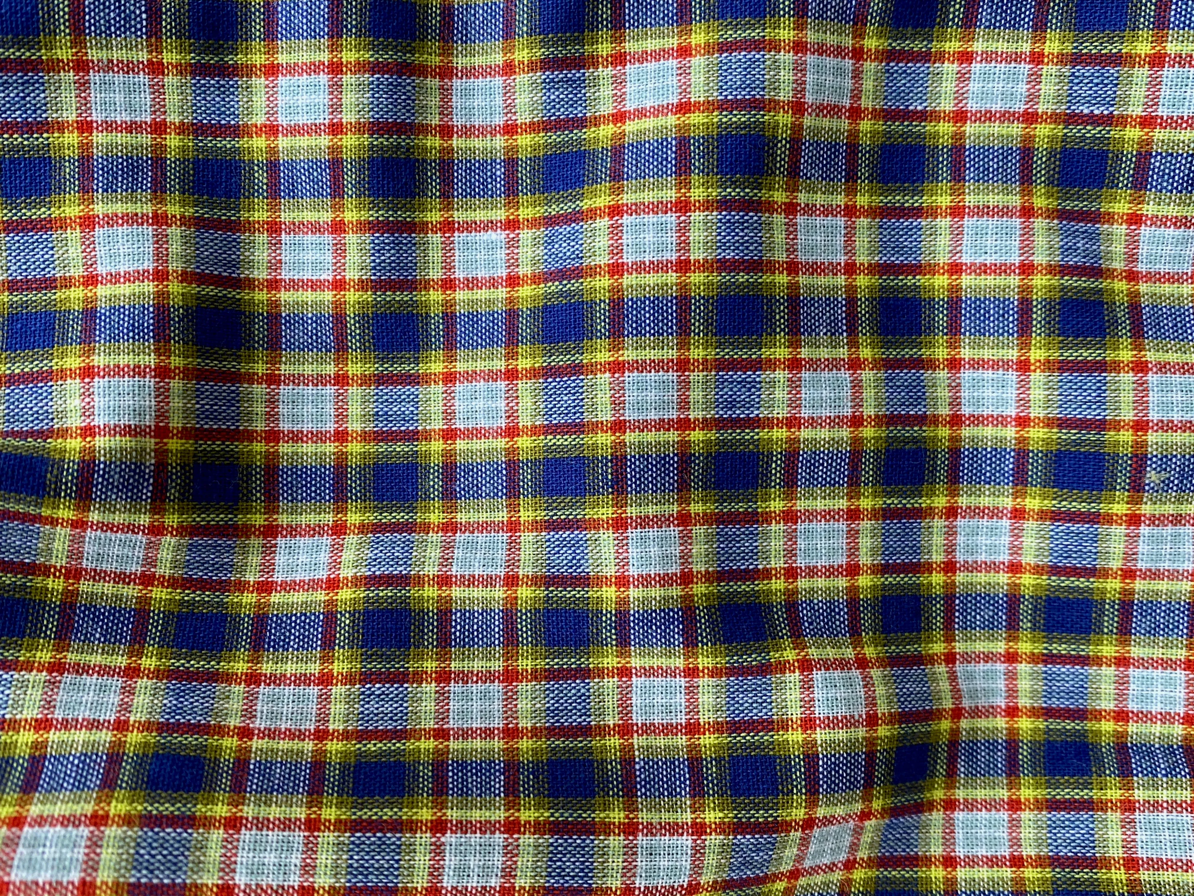 Blue Plaid LS Pearl Snap Onesie Baby (0-18M)