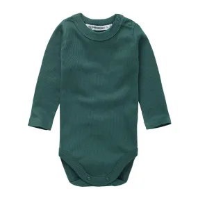 Bodysuit Rib Dark Emerald