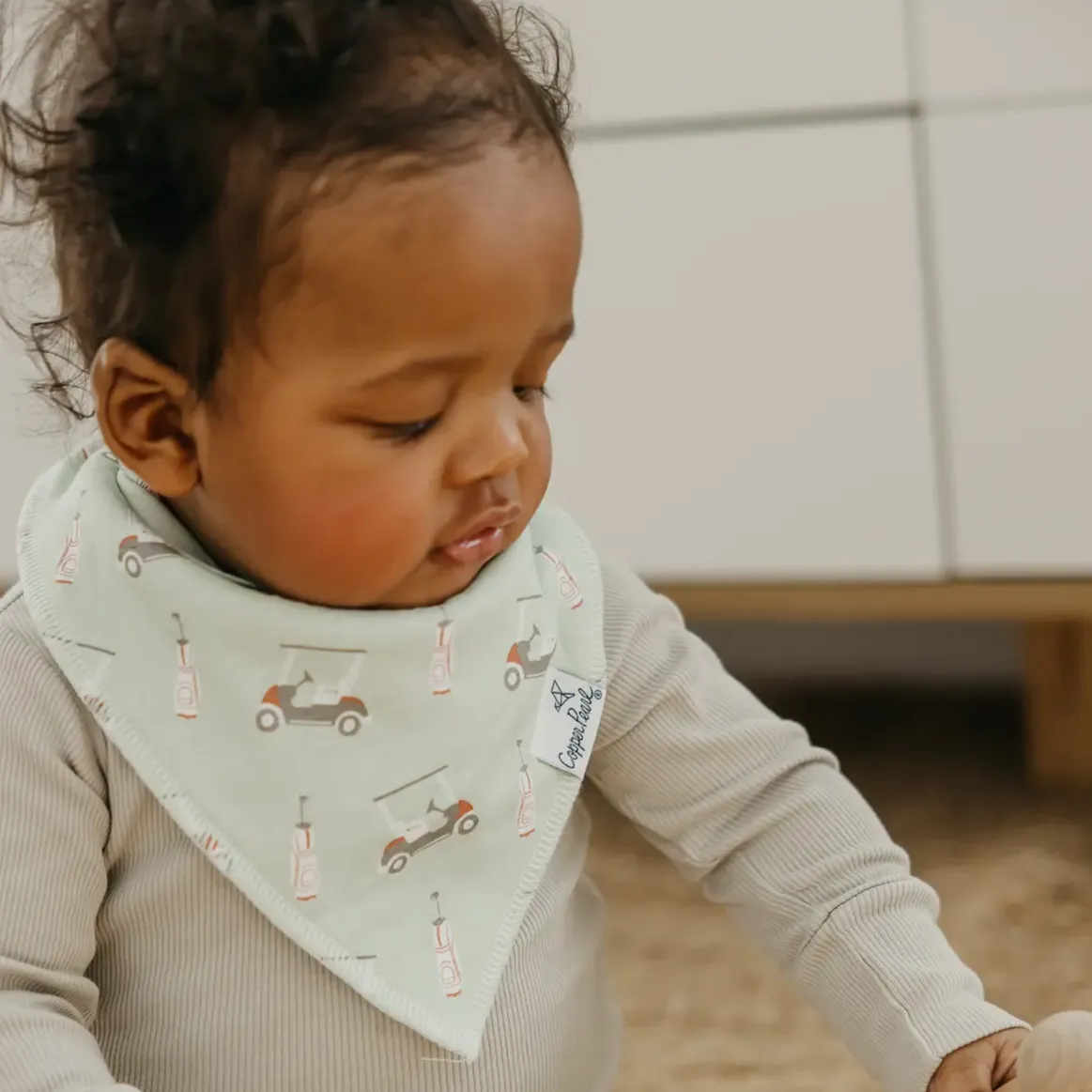 Bogey Bandana Bibs - Copper Pearl