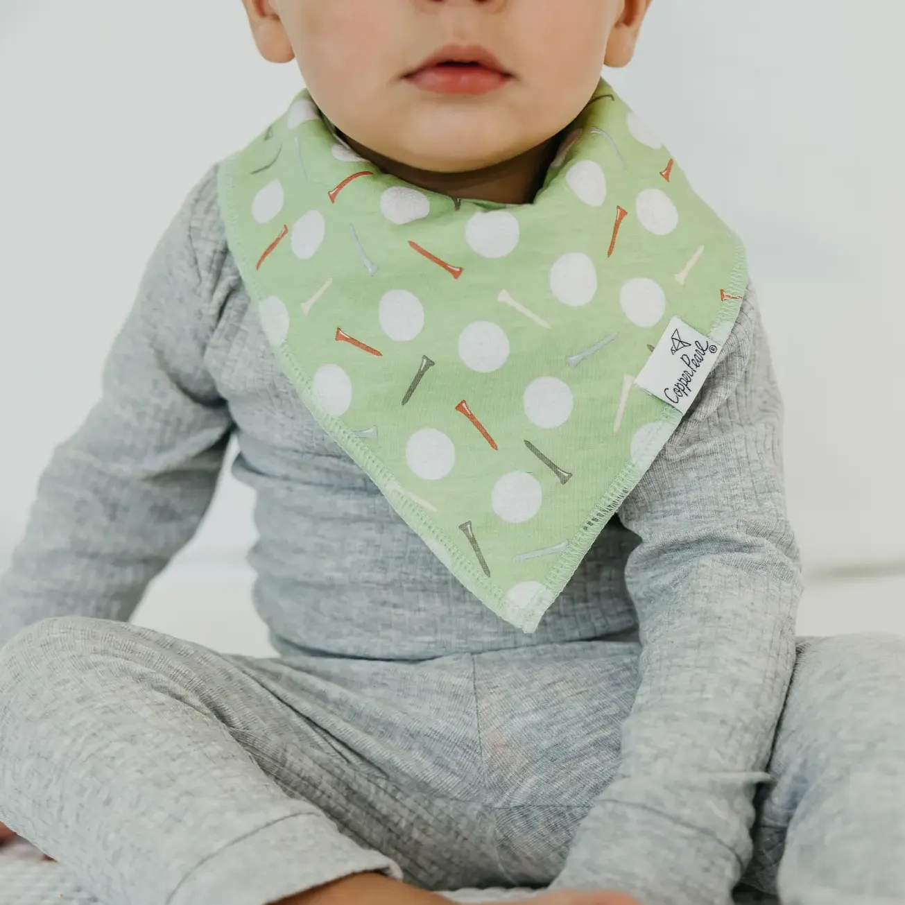 Bogey Bandana Bibs - Copper Pearl