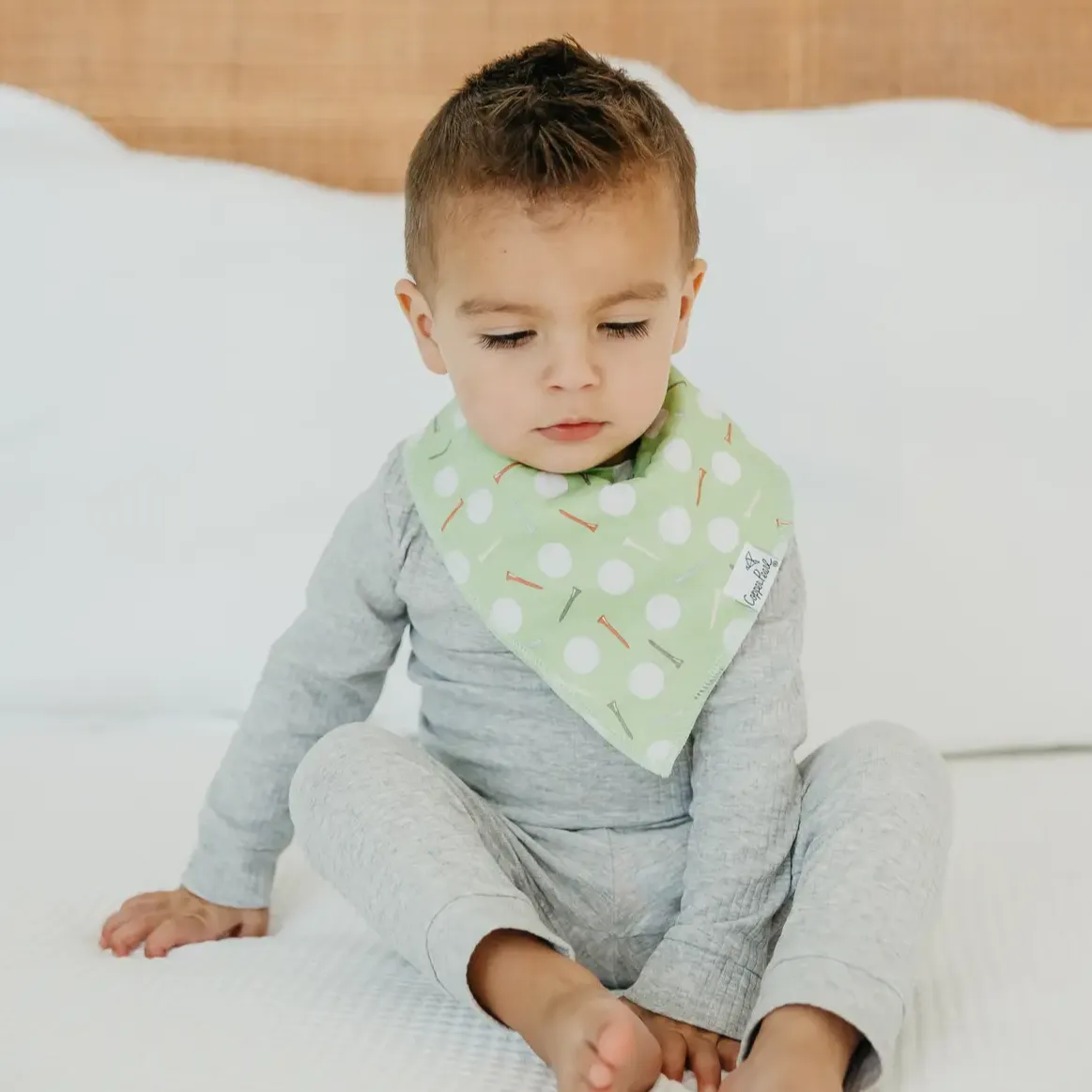 Bogey Bandana Bibs - Copper Pearl