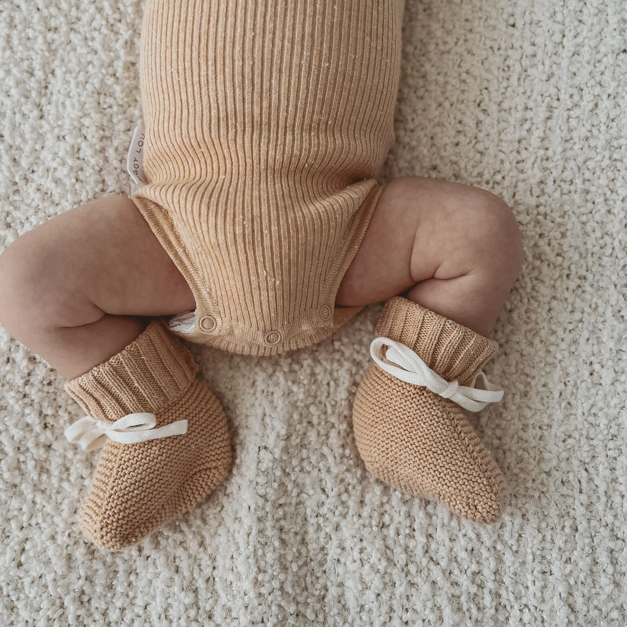 BOOTIES | SAND FLECK/MILK