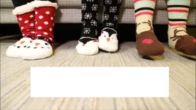 Brand new Holiday Slipper Socks – Character Designed Pair! Auction is for 1 Pair Reindeer