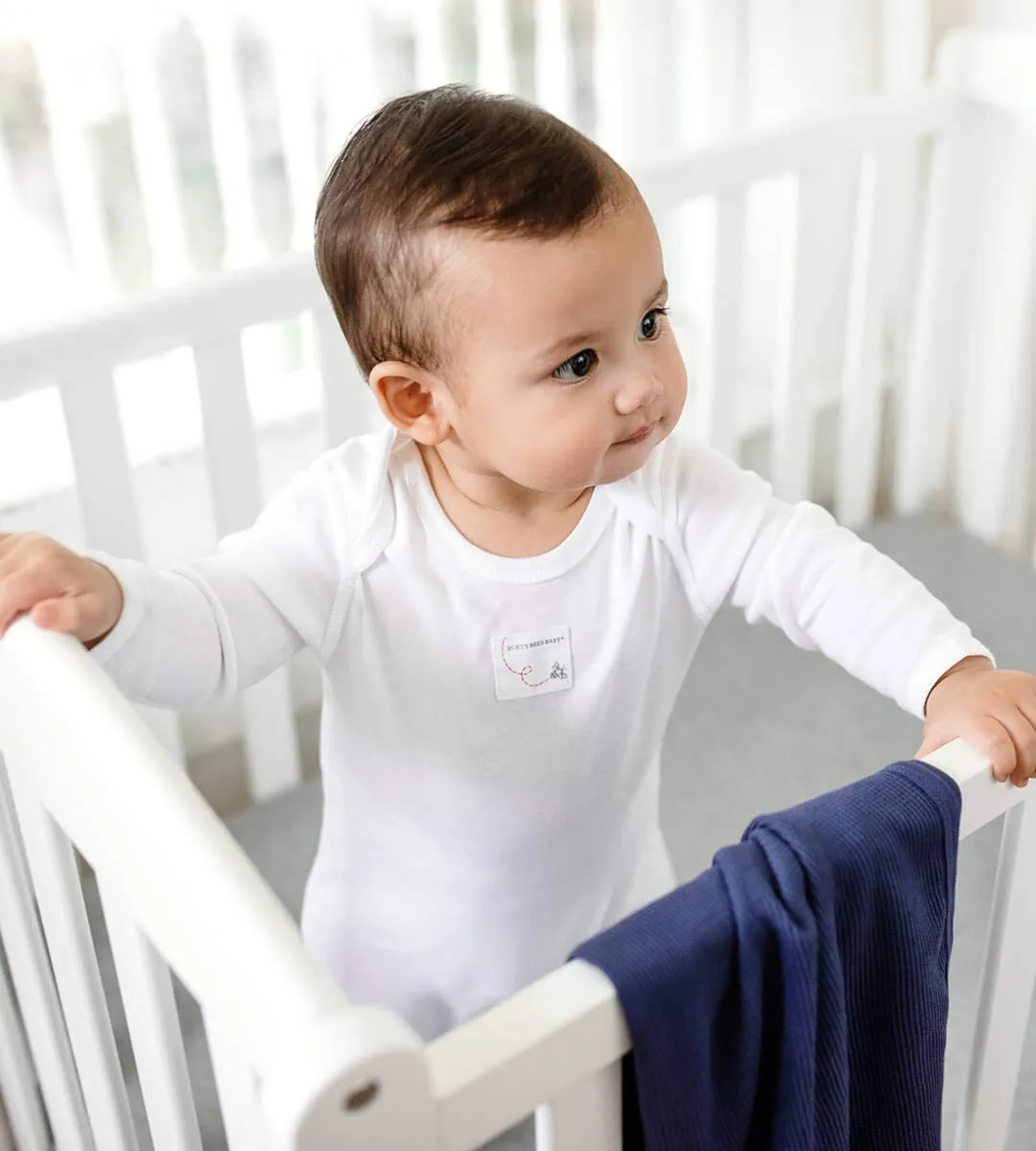 Burt's Bees Baby: 100% Organic Cotton Baby-Boys Romper Jumpsuit