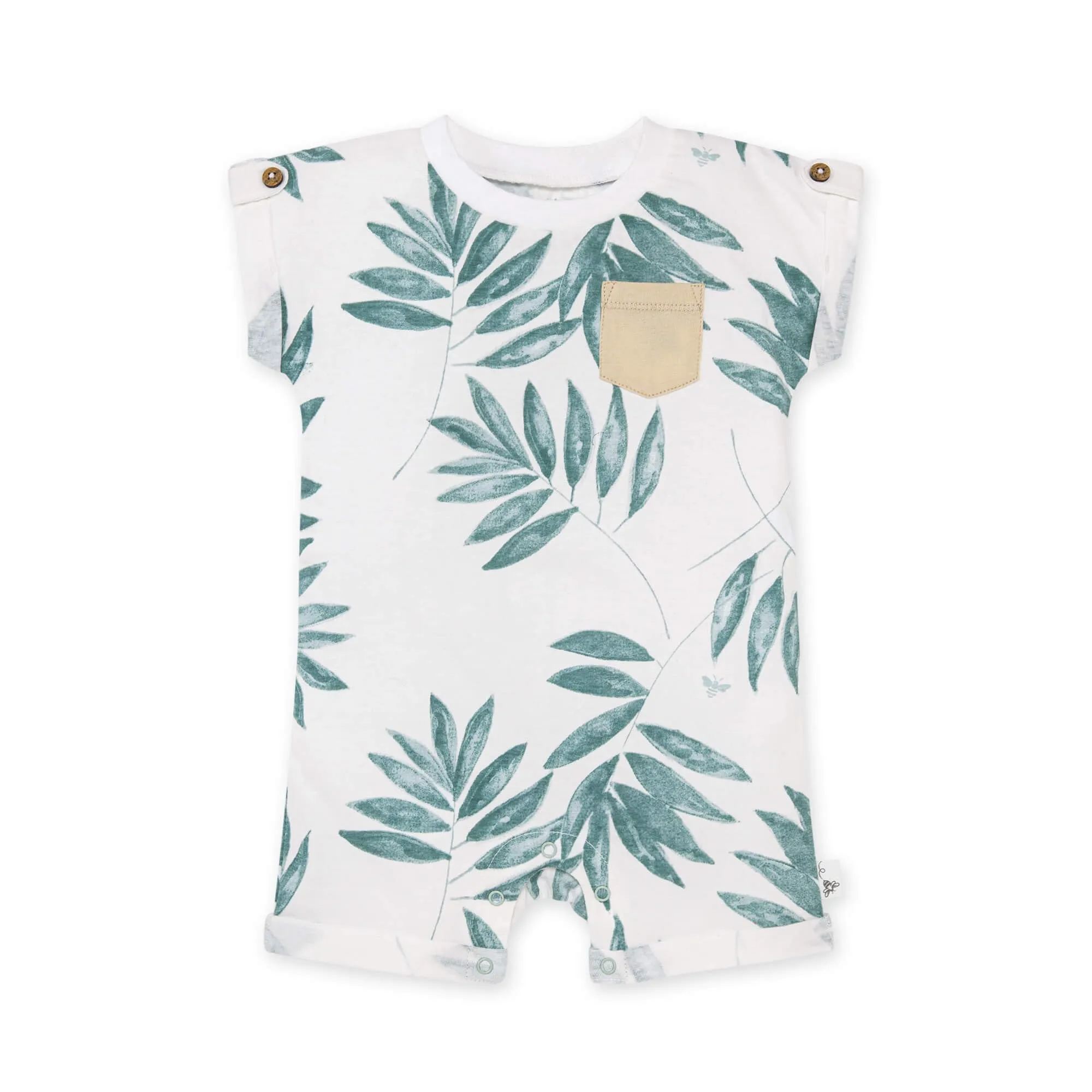 Burt's Bees Baby: 100% Organic Cotton Baby-Boys Romper Jumpsuit