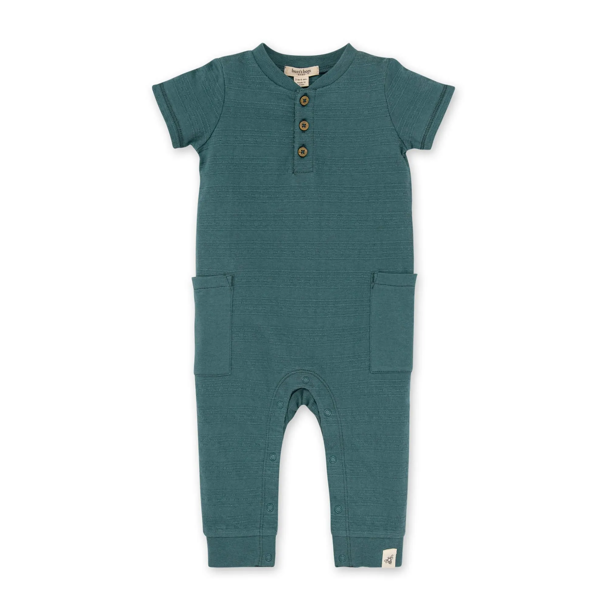 Burt's Bees Baby: 100% Organic Cotton Baby-Boys Romper Jumpsuit