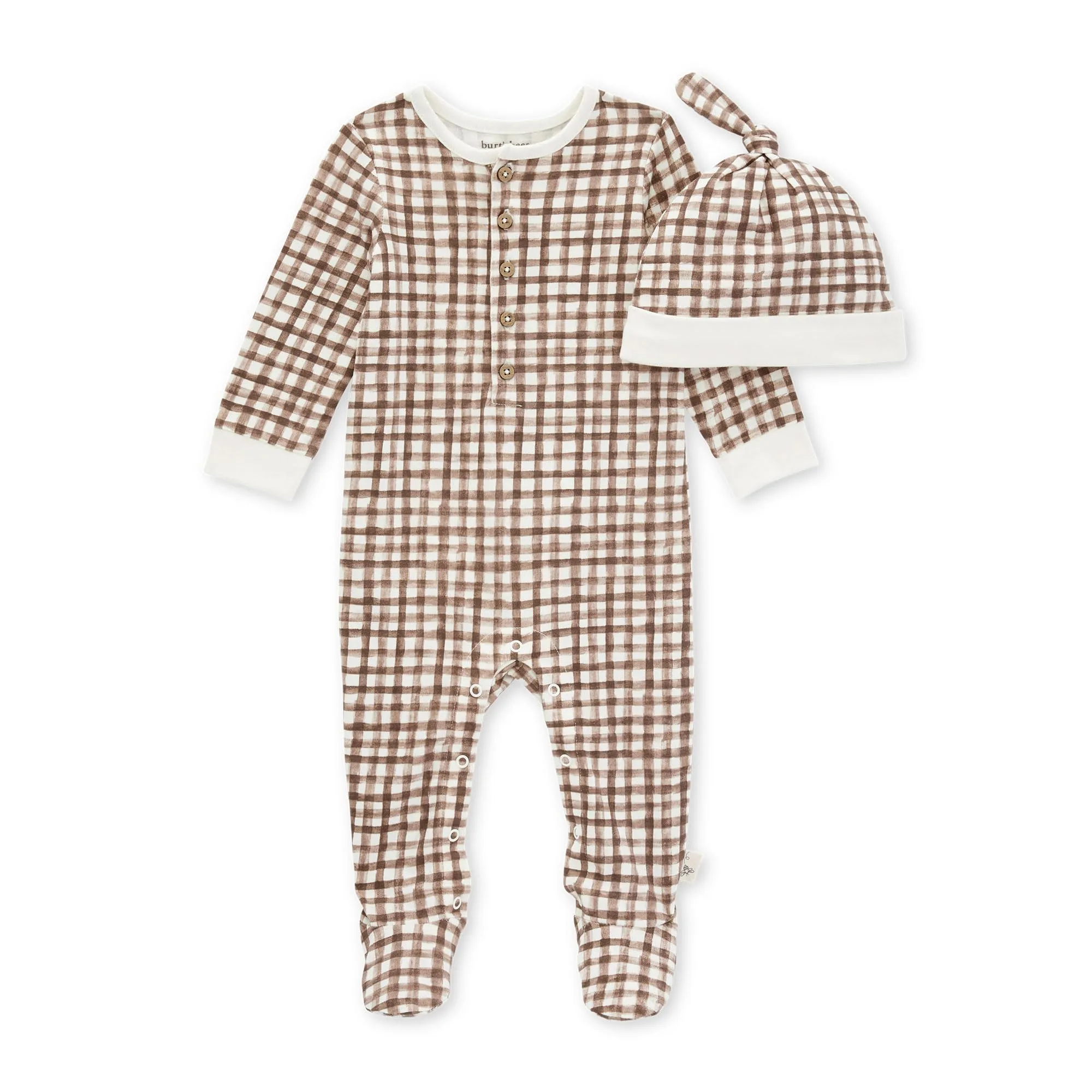 Burt's Bees Baby: 100% Organic Cotton Baby-Boys Romper Jumpsuit