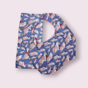 Christmas Galah Bib   Burp Cloth Set