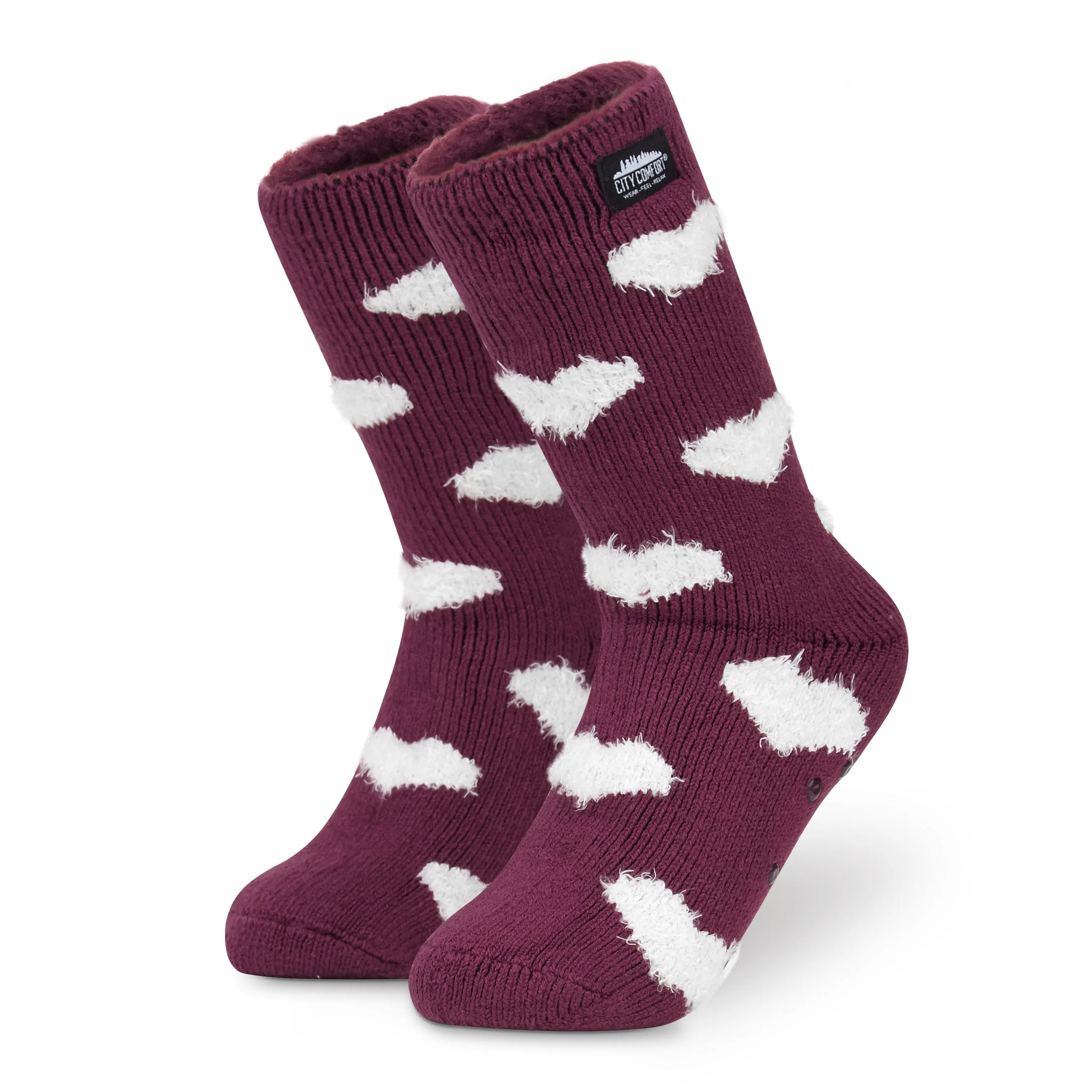 CityComfort Slipper Socks for Women Non Slip Fluffy Socks Gifts for Her