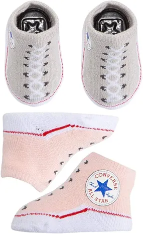 Converse Baby Booties Set for Infant Boys and Girls (0-6 Months)