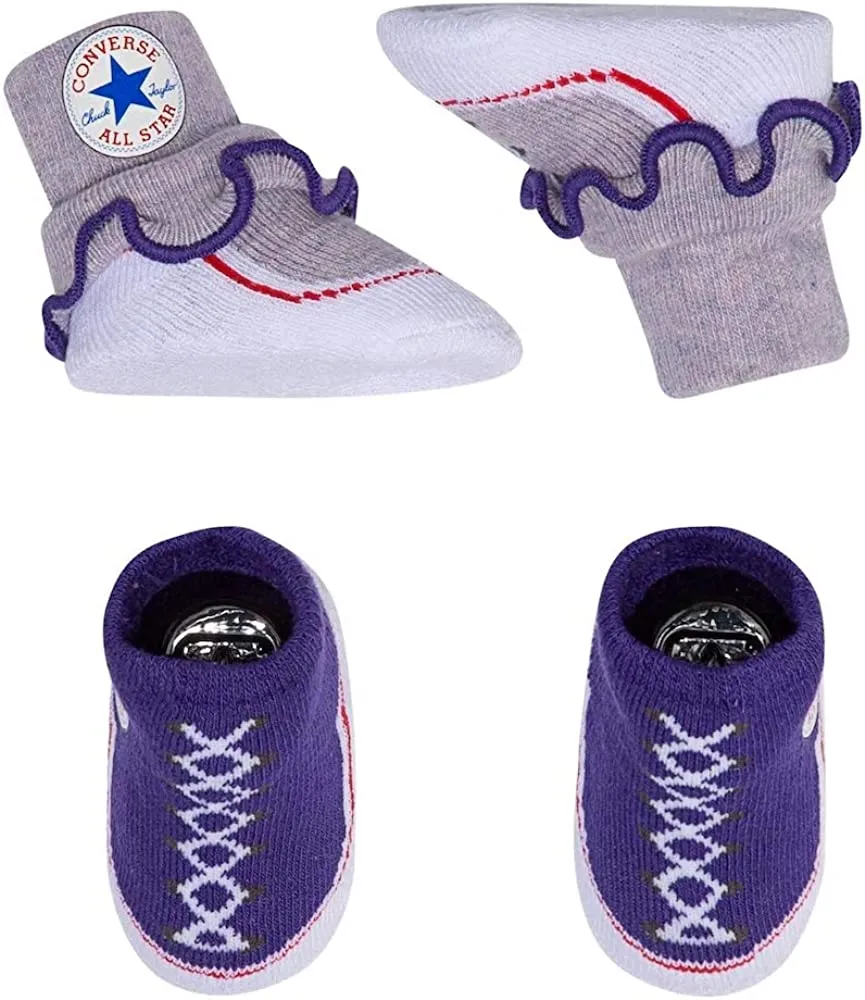 Converse Baby Booties Set for Infant Boys and Girls (0-6 Months)