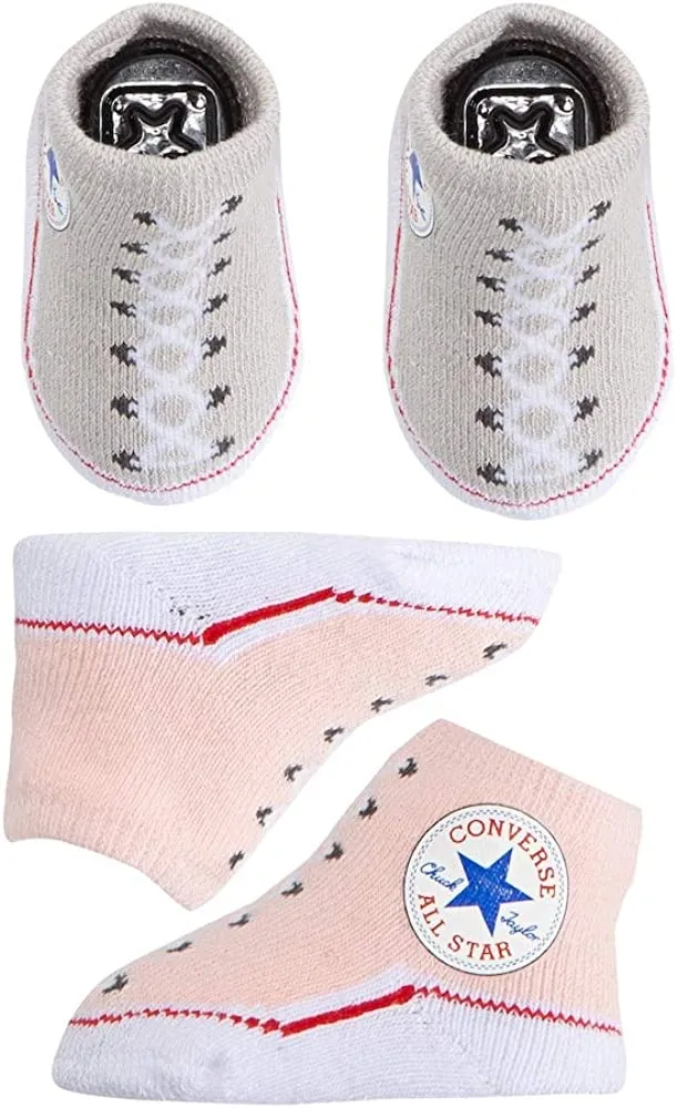 Converse Baby Booties Set for Infant Boys and Girls (0-6 Months)