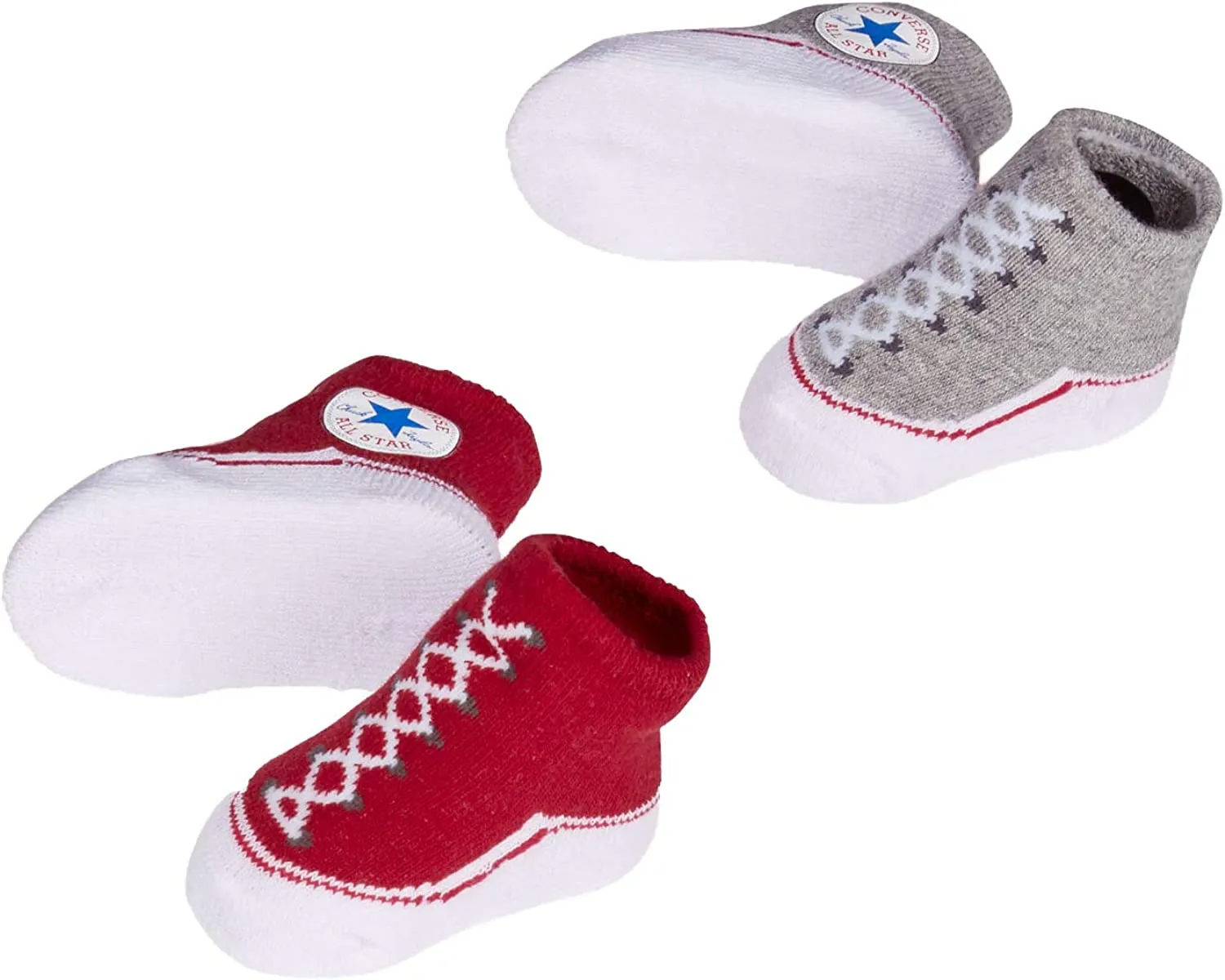 Converse Baby Booties Set for Infant Boys and Girls (0-6 Months)